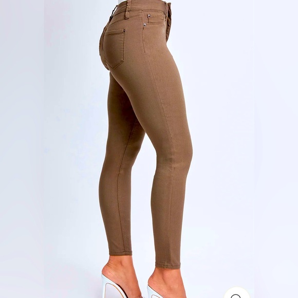 Greenish-Brown Royalty for me Jeggings - Picture 2 of 6